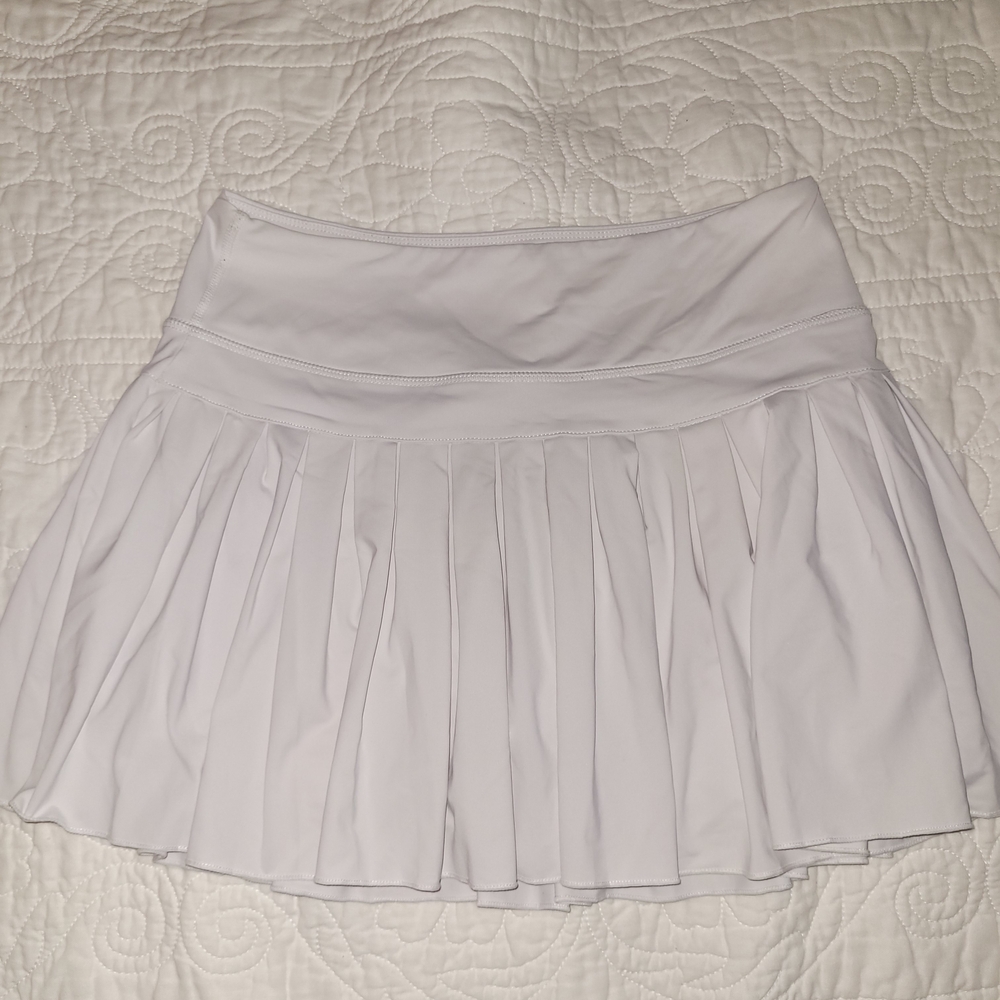 White Pleated Women's Skirt